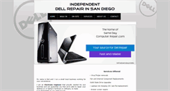 Desktop Screenshot of dellrepairsandiego.com